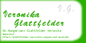 veronika glattfelder business card